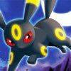 Pokemon Umbreon paint by number