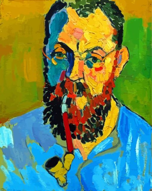 Portrait Of Henri Matisse paint by number
