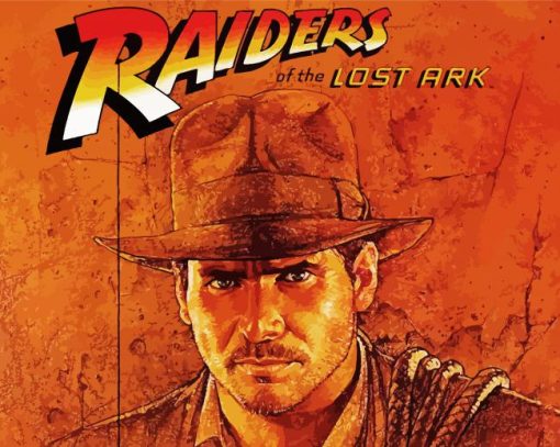 Raiders Of The Lost Ark Movie Poster paint by number