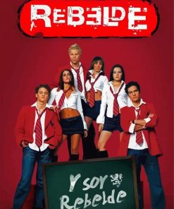 Rebelde Movie Poster paint by number