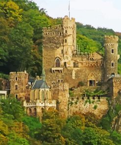 Rheinstein Rhine Castles paint by number