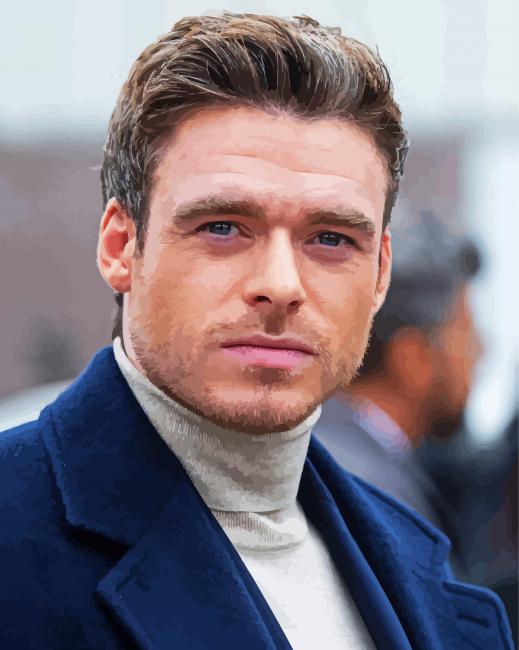 Richard Madden Portrait paint by number