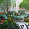 Rivendell The Lord Of Te Rings paint by numbers