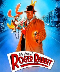 Roger Rabbit Poster paint by number
