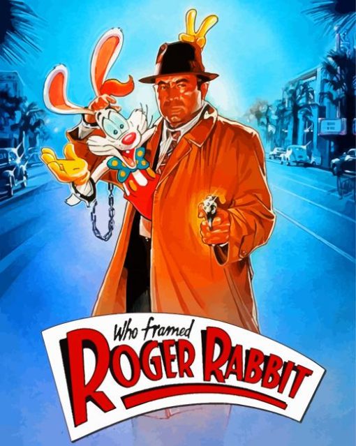 Roger Rabbit Poster paint by number