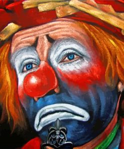 Sad Clowns paint by number