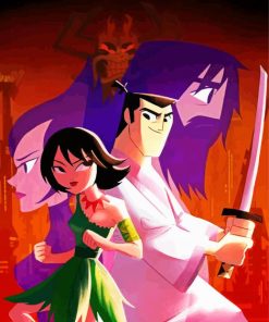 Samurai Jack Series paint by number