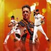 San Francisco Giants Players paint by numbers