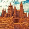 Sand Castle World paint by number