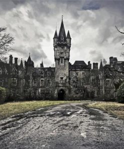 Scary Castle paint by number