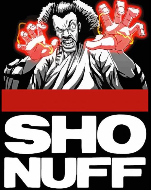 Sho Nuff The Last Dragon paint by number