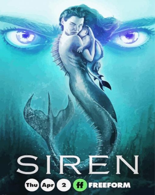 Siren Movie Poster paint by number