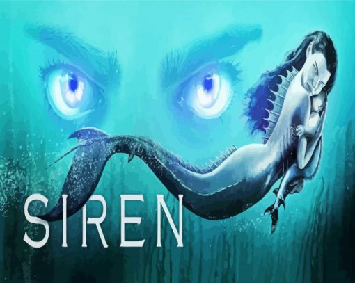 Siren Poster paint by number