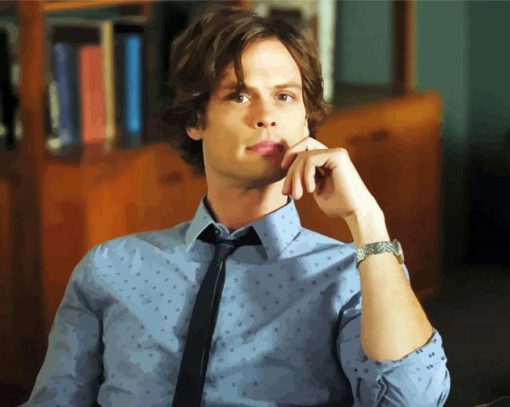 Spencer Reid Character paint by number