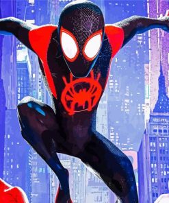 Spiderman Into The Spider Verse paint by number