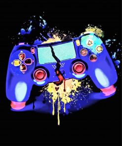 Splatter Playstation paint by number