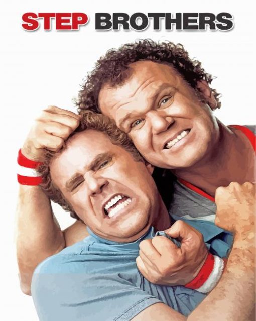 Step Brothers Poster paint by number