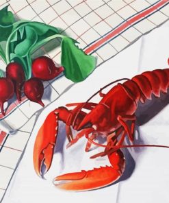 Still Life With Lobster And Radish paint by numbers