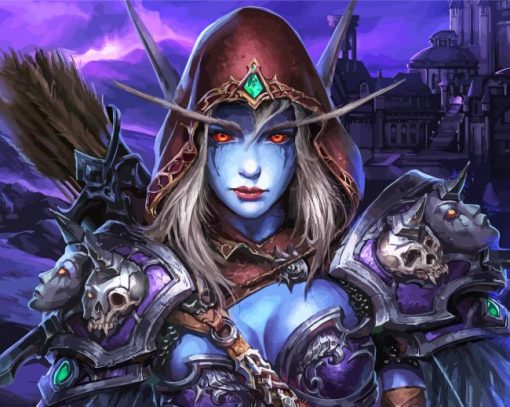 Sylvanas Windrunner Characters paint by number
