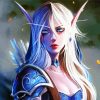 Sylvanas Windrunner Warcraft paint by number