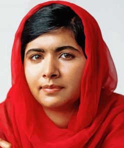 The Activist Malala Yousafzai paint by numbers