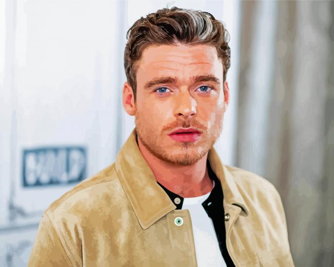 The Actor Richard Madden paint by number
