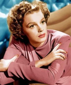The Actress Judy Garland paint by number
