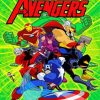 The Avengers Earth's Mightiest Heroes Poster paint by number