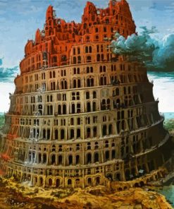 The Babel Tower paint by number