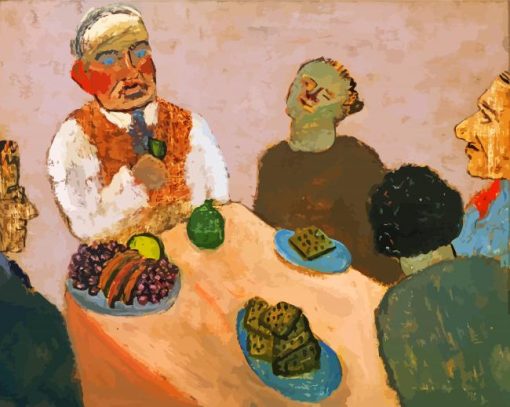 The Dessert By Milton Avery paint by number