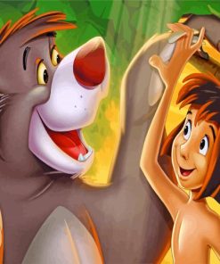 The Jungle Book Animation paint by number