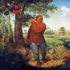 The Peasant And The Nest Robber By Pieter Bruegel paint by number