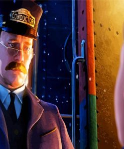 The Polar Express Film Movie paint by number