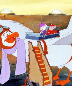 The Rescuers Animation paint by number