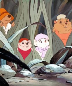 The Rescuers Disney Movie paint by number
