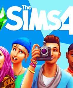 The Sims 4 Poster paint by number