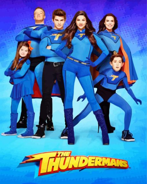 The Thundermans Poster paint by number