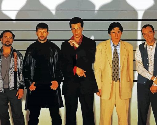 The Usual Suspects Characters paint by number