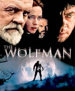The Wolfman Movie Poster paint by number