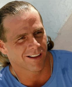 The Wrestler Shawn Michaels paint by number