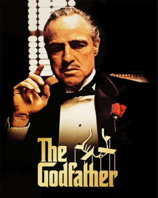 The Godfather Poster paint by number