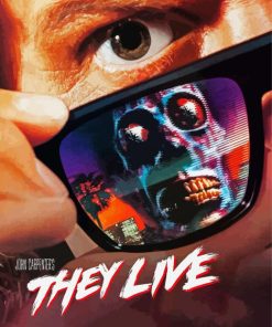They Live Movie Poster paint by number