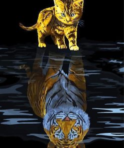 Tiger And Cat paint by number