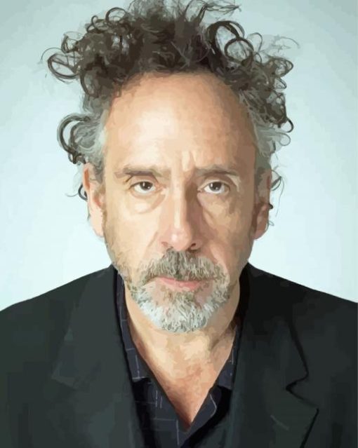 Tim Burton Film Director paint by number