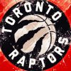 Toronto Raptor Basketball Logo paint by number