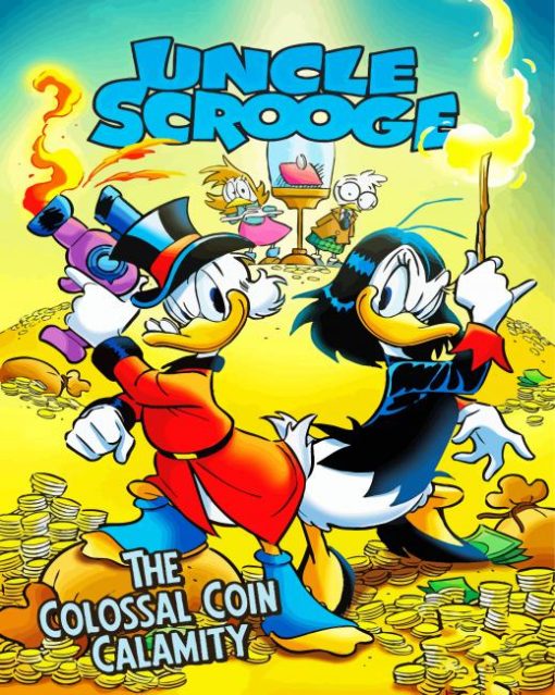 Uncle Scrooge Disney Poster paint by number
