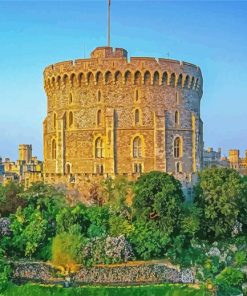 Windsor Castle England paint by number