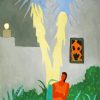 Woman And Palms By Milton Avery paint by number