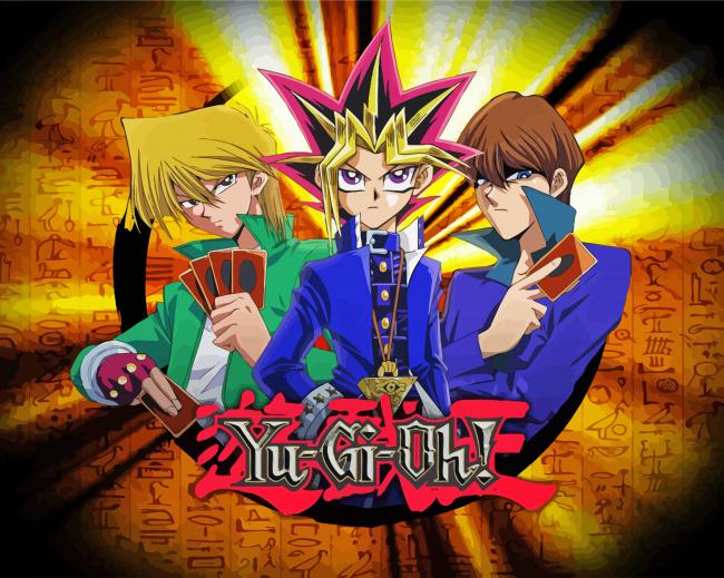 Yu Gi Oh Anime paint by numbers