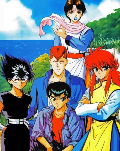 Yu Yu Hakusho Anime Characters paint by number